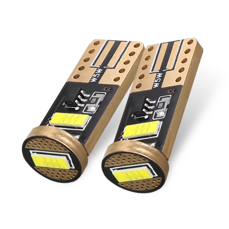 ſ  4300K T10 W5W LED , CSP 3SMD ڵ ׸   , ʺ , ڵ ȣ , 2 